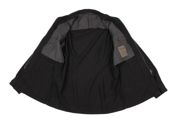 Y's for men Wool Gabardine Riri Zip Jacket Black Size 3