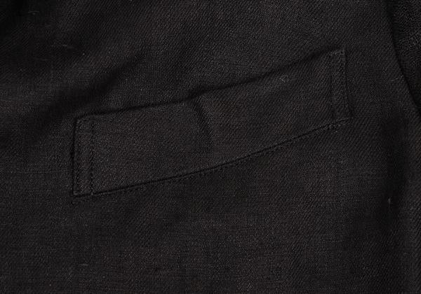 Y's for men Linen Mixed Material Blazer Black Size 3