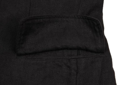 Y's for men Linen Mixed Material Blazer Black Size 3