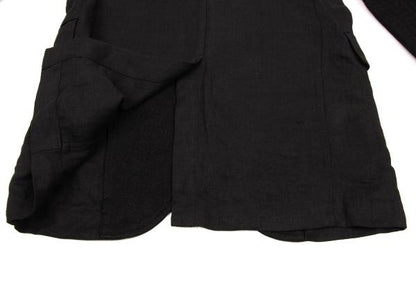 Y's for men Linen Mixed Material Blazer Black Size 3