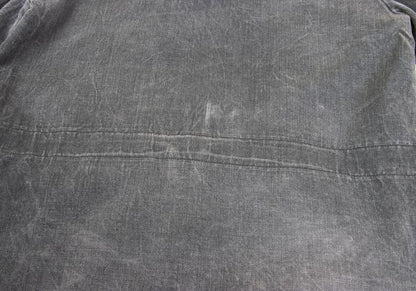 Y's for men Gray Wool Garment Washed Military Jacket Size 2