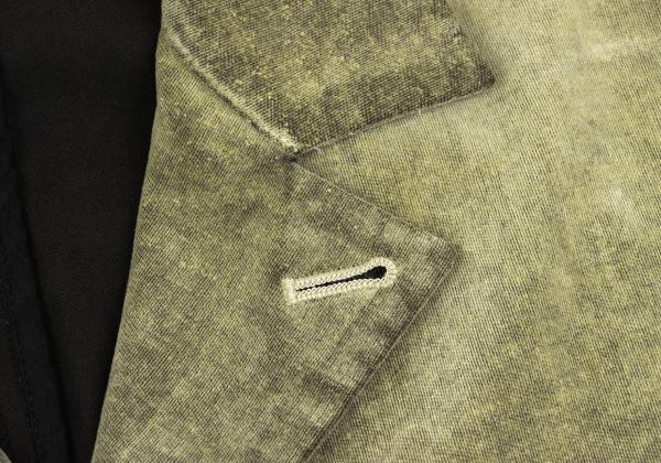 Y's for men Khaki Cotton Brushed Flap Pocket Jacket Size 2
