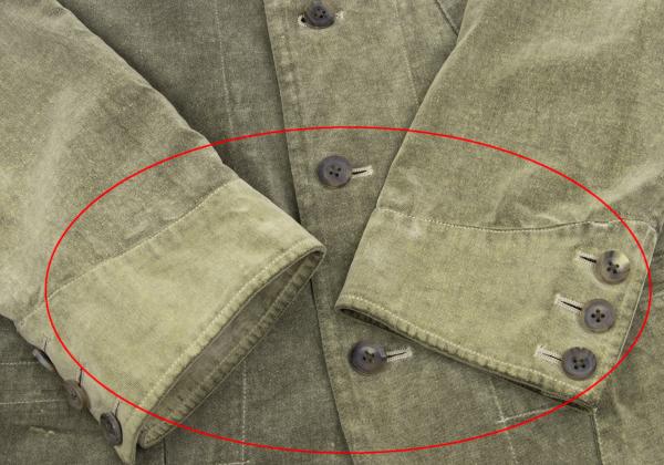 Y's for men Khaki Cotton Brushed Flap Pocket Jacket Size 2