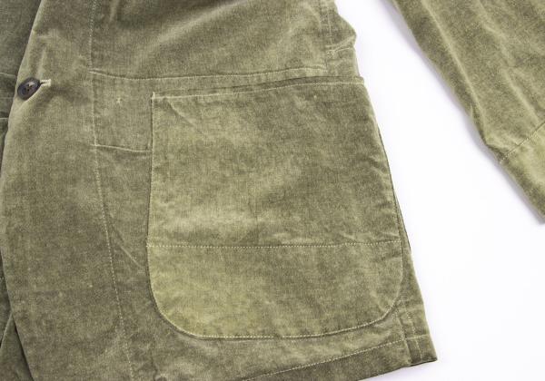 Y's for men Khaki Cotton Brushed Flap Pocket Jacket Size 2