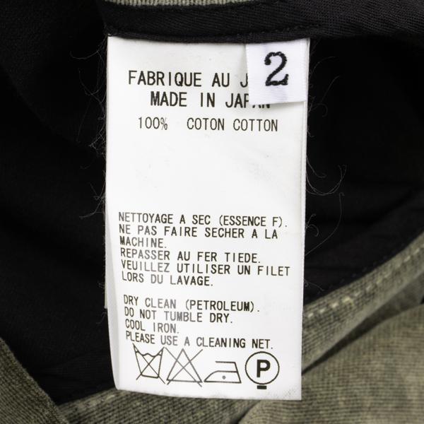 Y's for men Khaki Cotton Brushed Flap Pocket Jacket Size 2