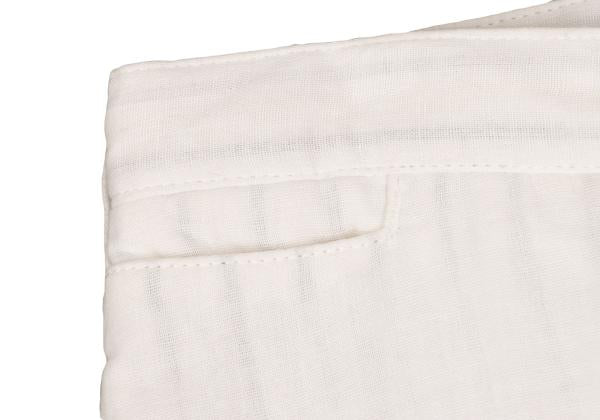 Y's for men Cupro Cotton Stripe Pants Off-White Size 2