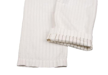 Y's for men Cupro Cotton Stripe Pants Off-White Size 2