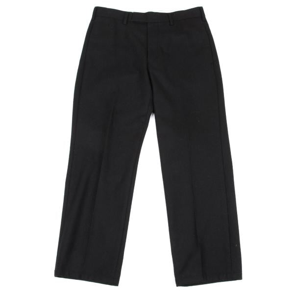Y's for men Wool Nylon Brushed Pants Black Size 3