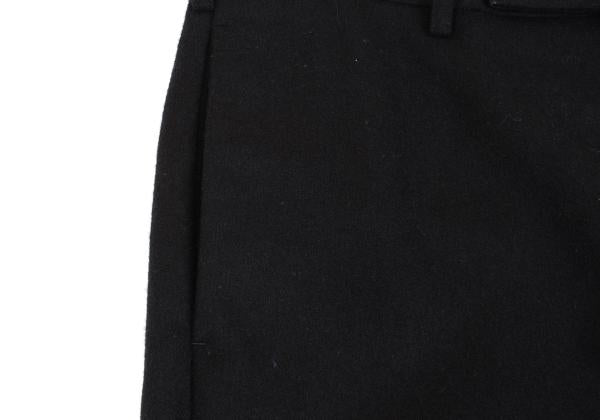 Y's for men Wool Nylon Brushed Pants Black Size 3