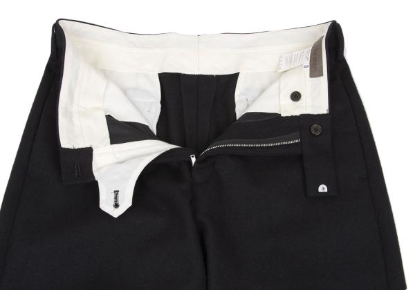 Y's for men Wool Nylon Brushed Pants Black Size 3