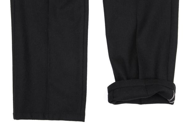 Y's for men Wool Nylon Brushed Pants Black Size 3