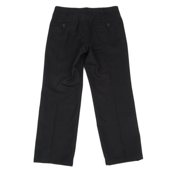 Y's for men Wool Nylon Brushed Pants Black Size 3