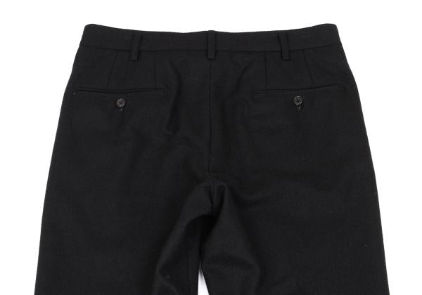 Y's for men Wool Nylon Brushed Pants Black Size 3