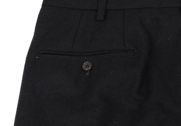Y's for men Wool Nylon Brushed Pants Black Size 3