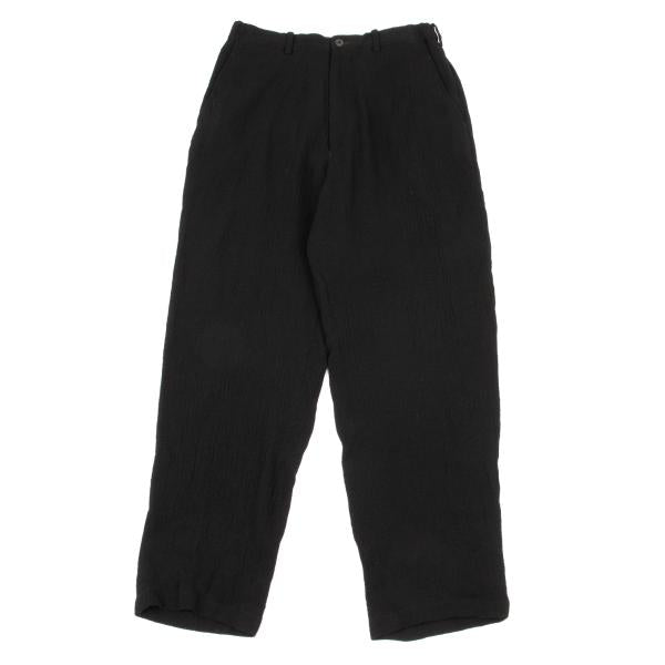 Y's for men Wool Wrinkle Knit Pants Black Size S