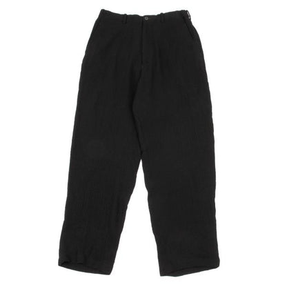 Y's for men Wool Wrinkle Knit Pants Black Size S