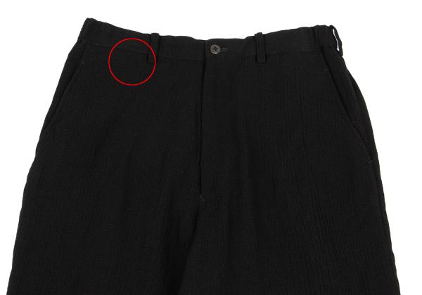 Y's for men Wool Wrinkle Knit Pants Black Size S