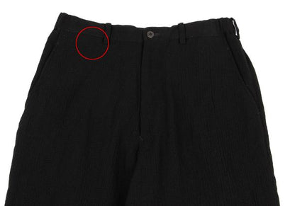 Y's for men Wool Wrinkle Knit Pants Black Size S