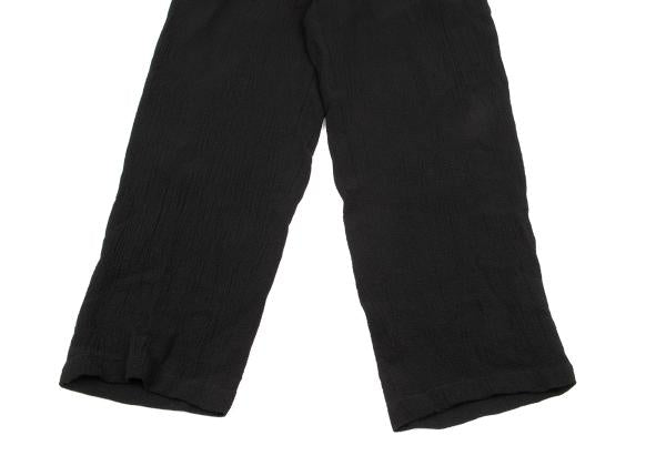 Y's for men Wool Wrinkle Knit Pants Black Size S