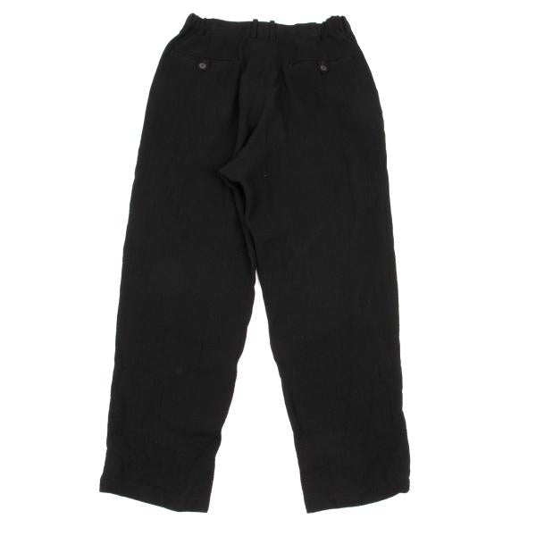Y's for men Wool Wrinkle Knit Pants Black Size S
