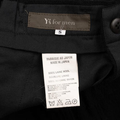 Y's for men Wool Wrinkle Knit Pants Black Size S