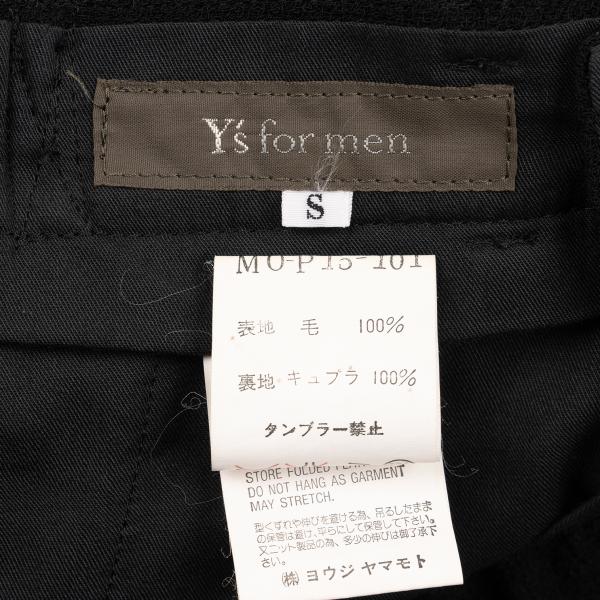 Y's for men Wool Wrinkle Knit Pants Black Size S