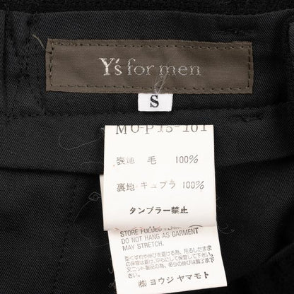 Y's for men Wool Wrinkle Knit Pants Black Size S