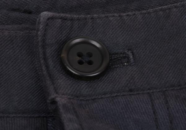 Y's for men Garment Dyed Check Drawstring Pants Navy Size 3