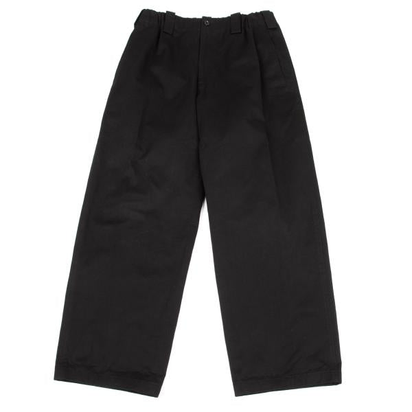Y's for men Cotton Twill Wide Pants Black Size 3