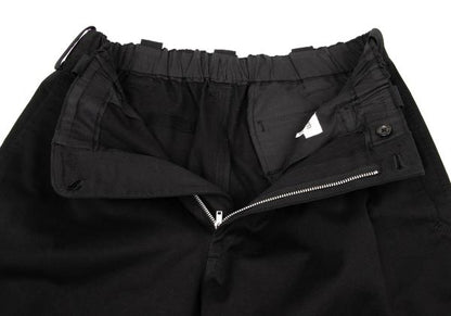 Y's for men Cotton Twill Wide Pants Black Size 3