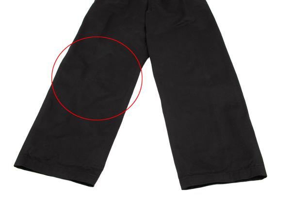 Y's for men Cotton Twill Wide Pants Black Size 3