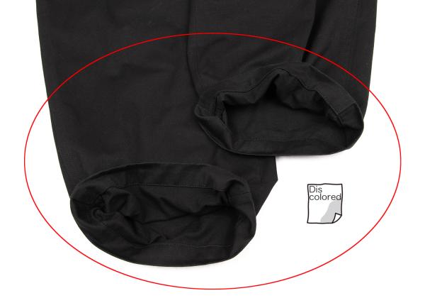 Y's for men Cotton Twill Wide Pants Black Size 3
