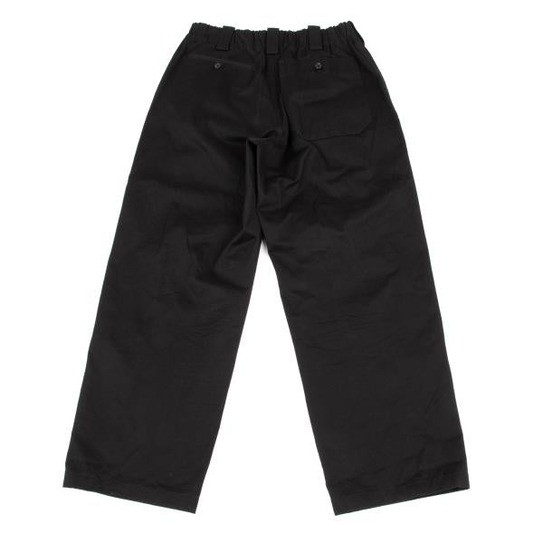 Y's for men Cotton Twill Wide Pants Black Size 3