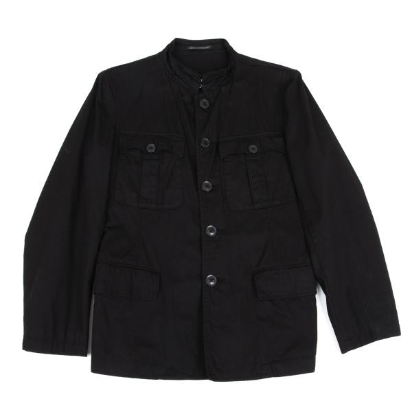 Yohji Yamamoto POUR HOMME Garment Dyed Jacket Black Size 1