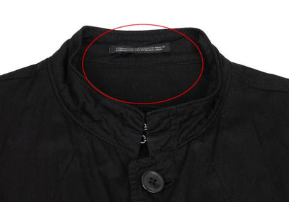 Yohji Yamamoto POUR HOMME Garment Dyed Jacket Black Size 1