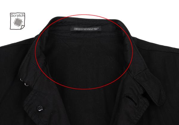 Yohji Yamamoto POUR HOMME Garment Dyed Jacket Black Size 1