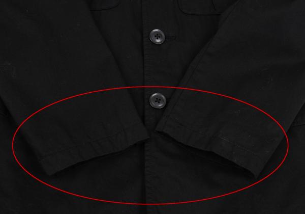 Yohji Yamamoto POUR HOMME Garment Dyed Jacket Black Size 1