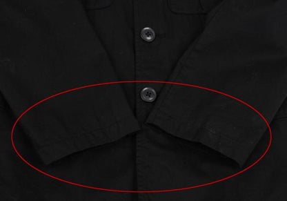 Yohji Yamamoto POUR HOMME Garment Dyed Jacket Black Size 1