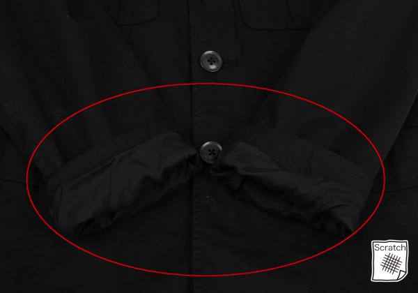 Yohji Yamamoto POUR HOMME Garment Dyed Jacket Black Size 1
