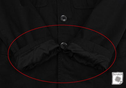 Yohji Yamamoto POUR HOMME Garment Dyed Jacket Black Size 1