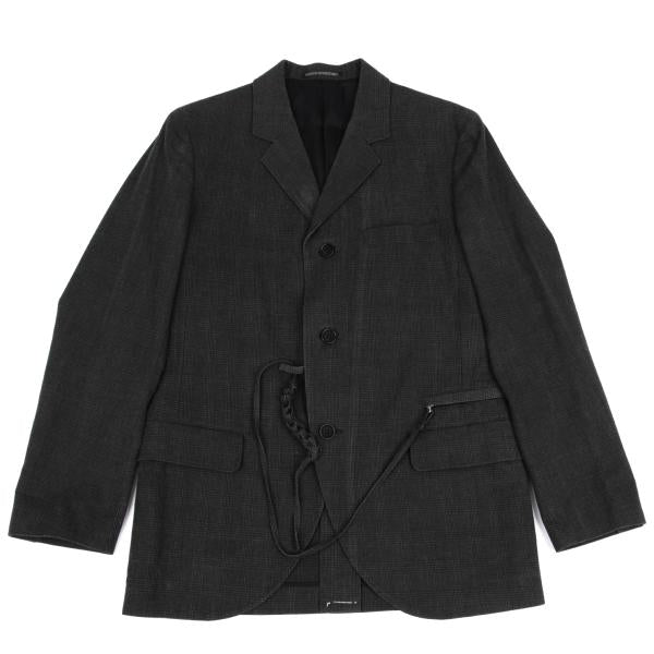 Yohji Yamamoto POUR HOMME 13SS Cotton Blazer Grey Size 1