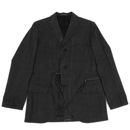 Yohji Yamamoto POUR HOMME 13SS Cotton Blazer Grey Size 1
