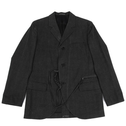 Yohji Yamamoto POUR HOMME 13SS Cotton Blazer Grey Size 1