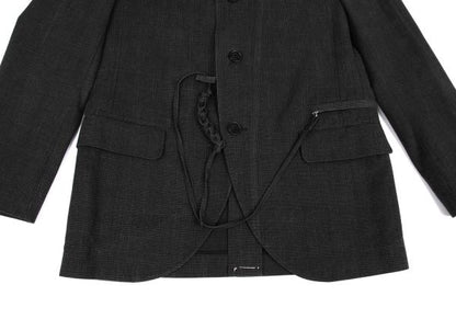 Yohji Yamamoto POUR HOMME 13SS Cotton Blazer Grey Size 1