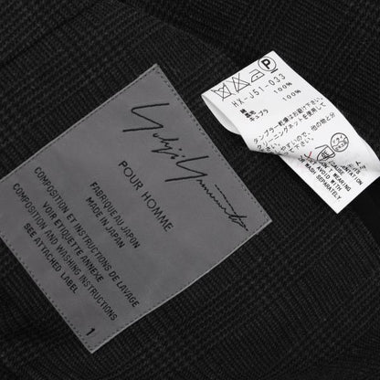 Yohji Yamamoto POUR HOMME 13SS Cotton Blazer Grey Size 1