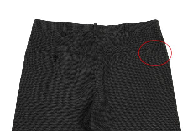 Yohji Yamamoto POUR HOMME 13SS Cotton Pants Charcoal Size 2