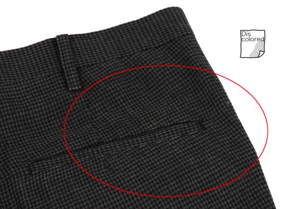 Yohji Yamamoto POUR HOMME 13SS Cotton Pants Charcoal Size 2