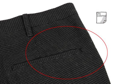 Yohji Yamamoto POUR HOMME 13SS Cotton Pants Charcoal Size 2