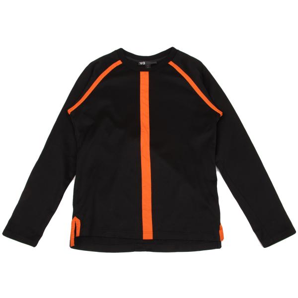 Y-3 Cotton Nylon Blend Taping Shirt Black Size M