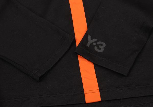 Y-3 Cotton Nylon Blend Taping Shirt Black Size M